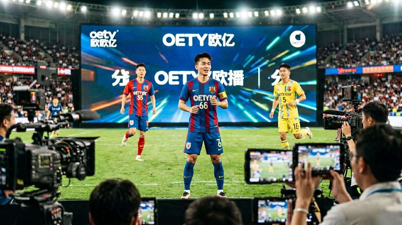 oety欧亿直播画面、比分弹窗、控球率图表等场景展示